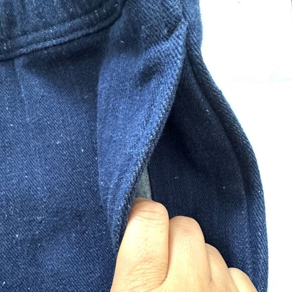 NWT Patagonia Men Handwoven Fabric Organic Cotton Volley Shorts Denim Blue - Picture 5 of 11